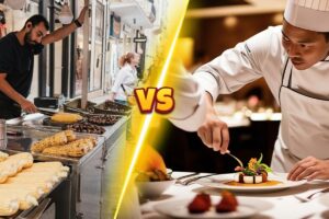 Street Food Vs Fine Dining