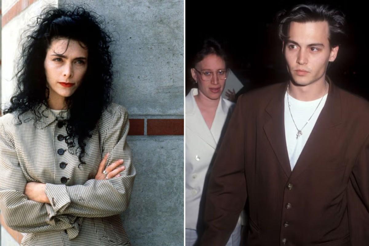 Lori Anne Allison and Johnny Depp